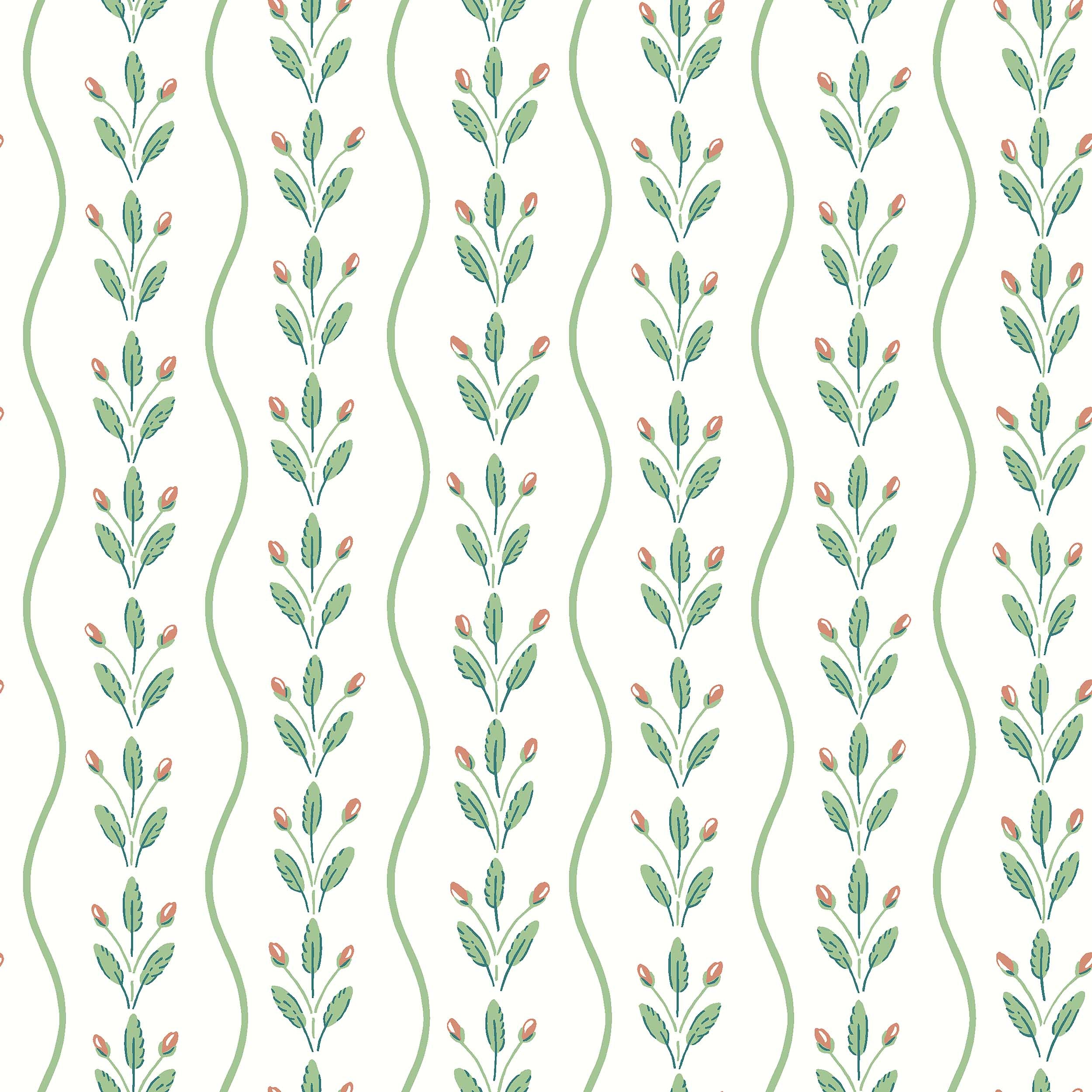 Flower Buds, grön