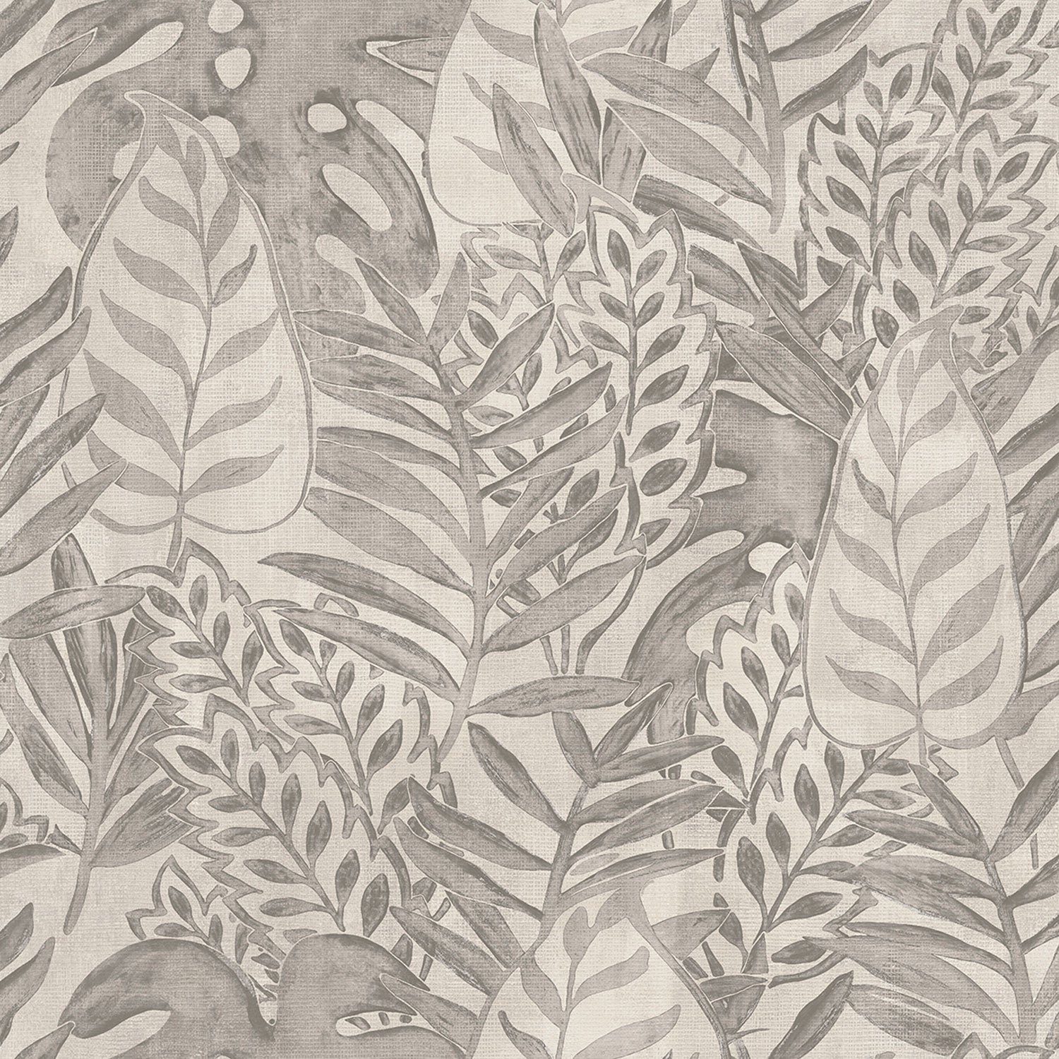 Tropical Allover, grå tapet