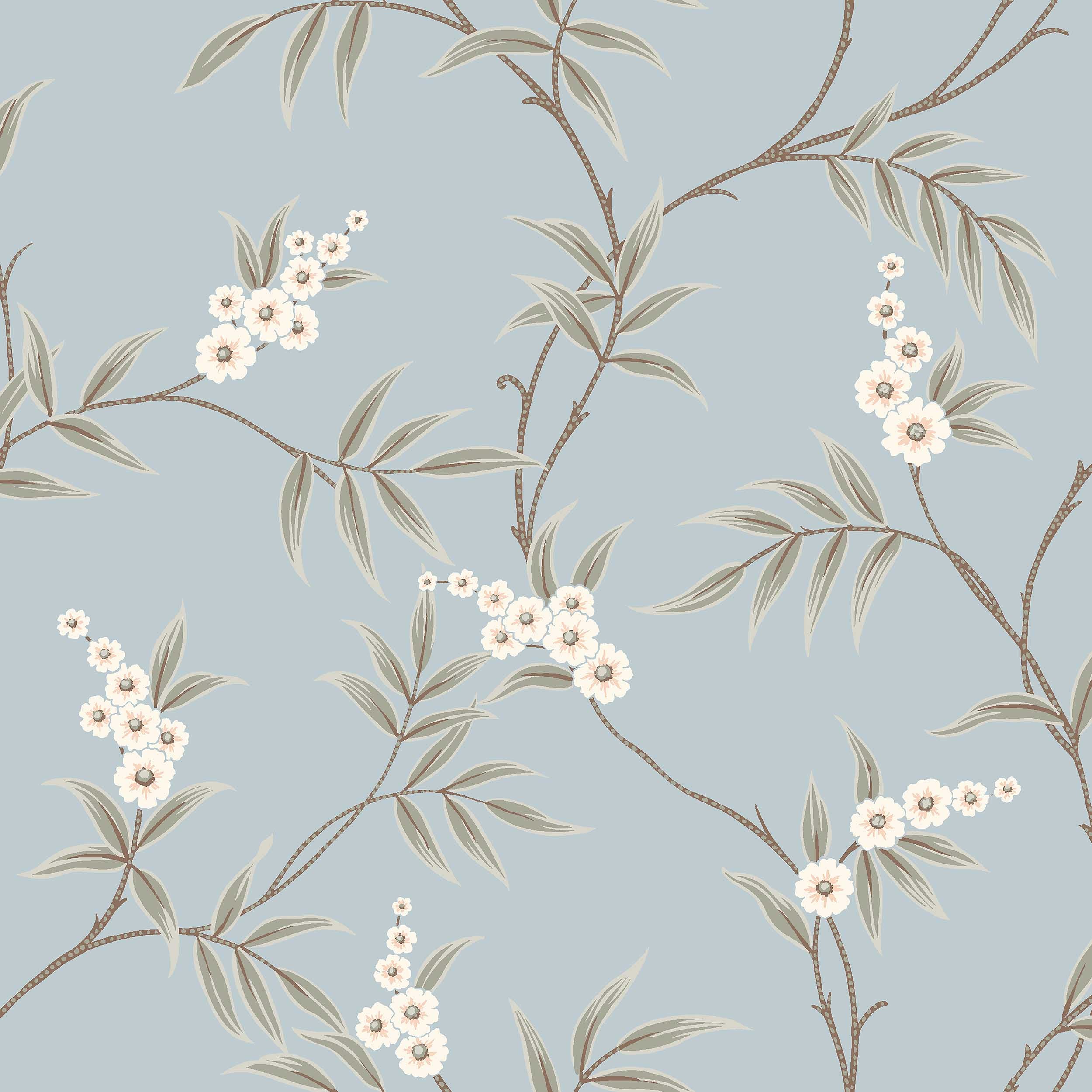 Floral Tree, blå