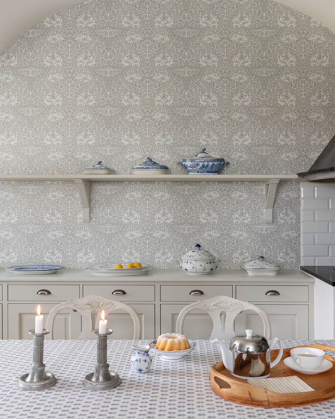 African Marigold, grå tapet