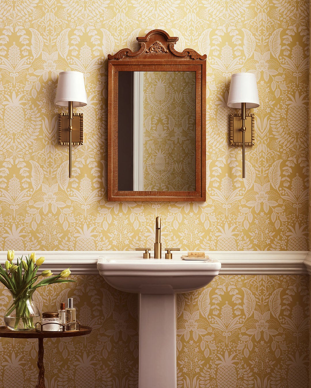 Pineapple Damask RF7481 Tapet