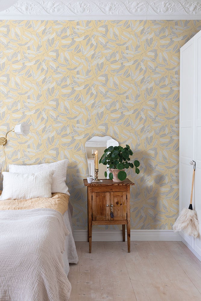 Florian, tapet i gult