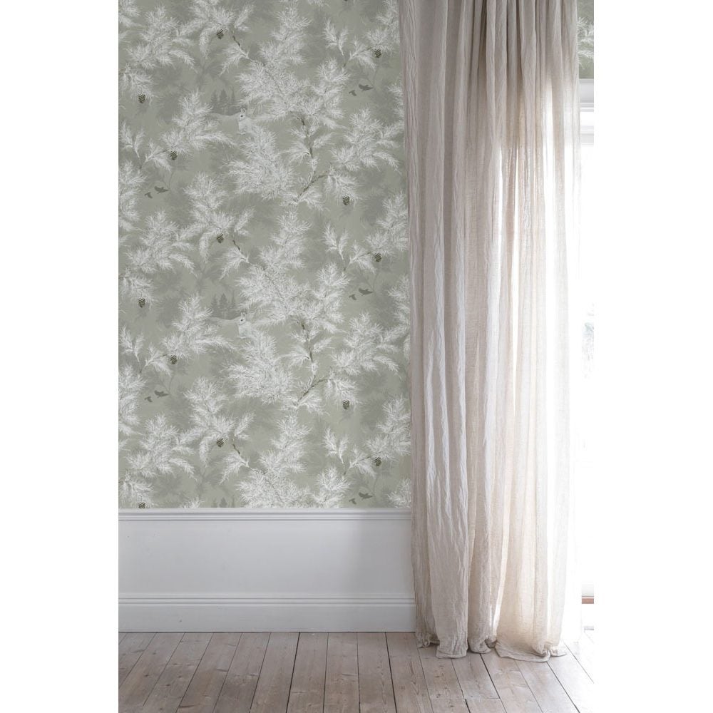 Tapet Duro Vintergläntan Grå