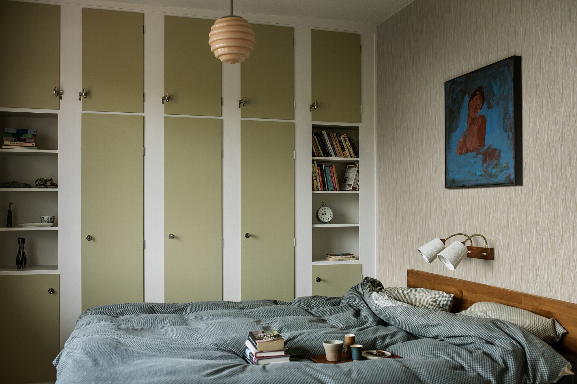 Ängby, beige tapet