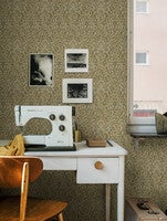 Kryddhyllan, grön tapet