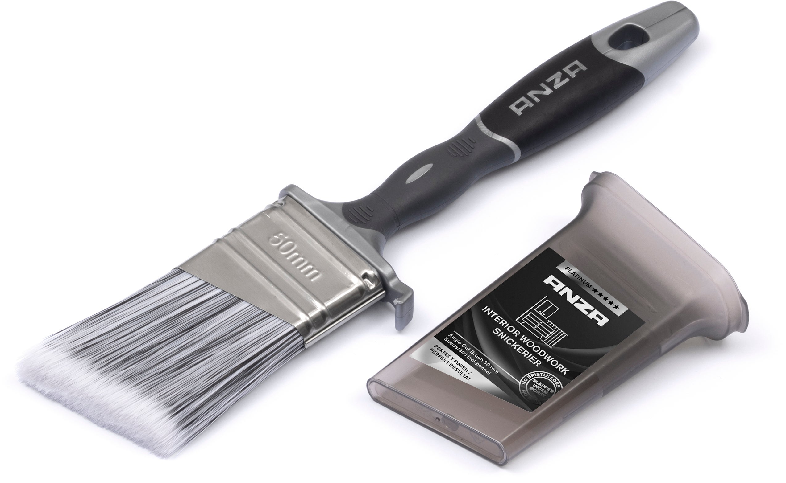 Platinum Snedställd Lackpensel med ask