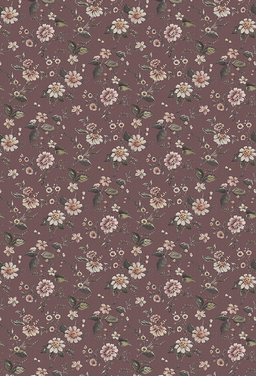 Marion's Mural dämpad mörkröd