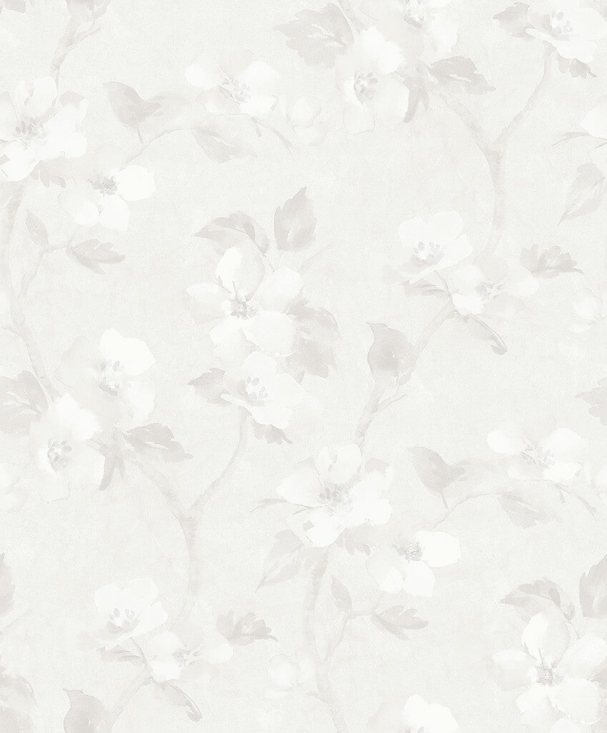 Helens Flower ton-i-ton vitt och ljusgrått