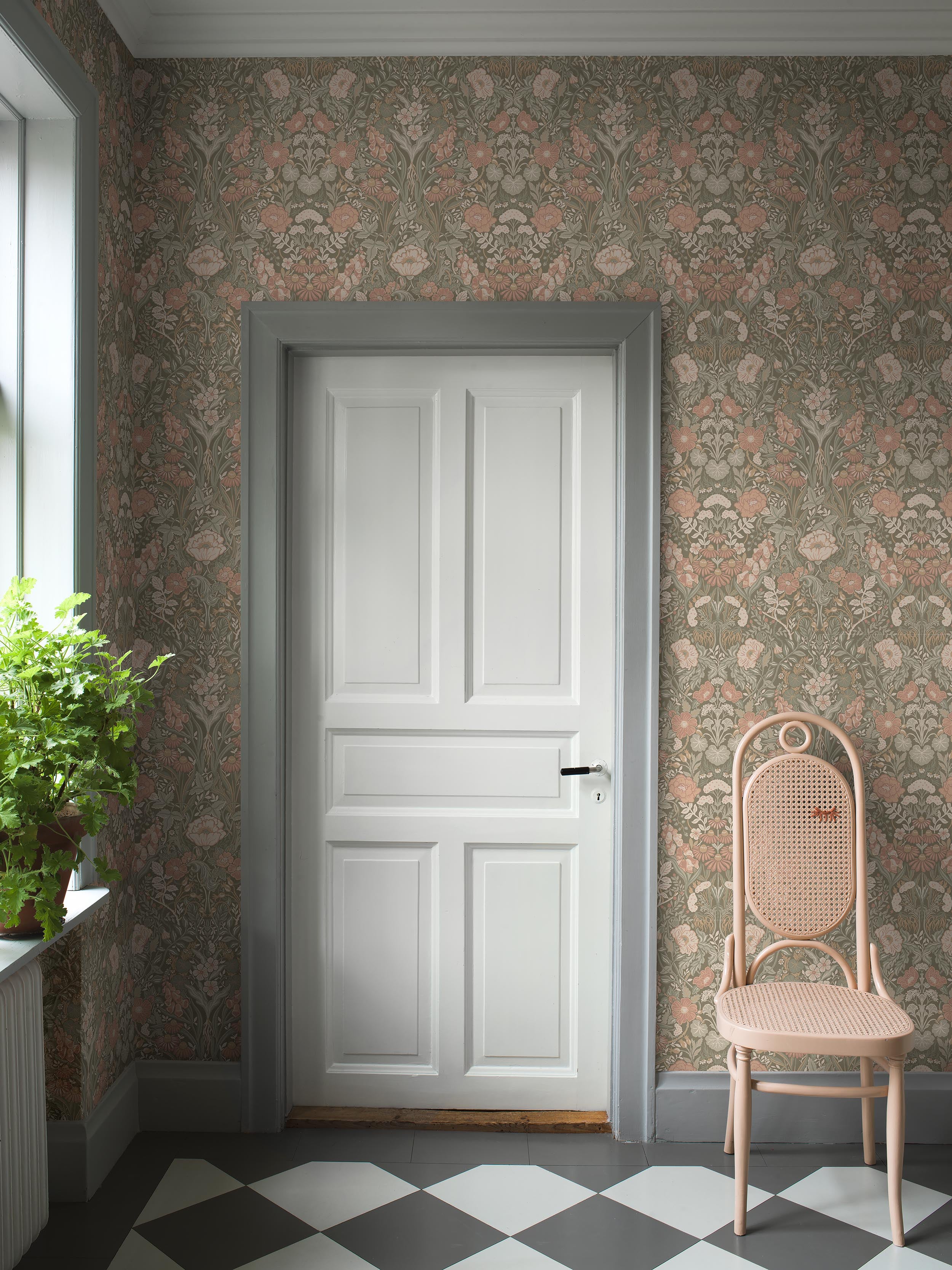 Örtagård, Rosa/Grön