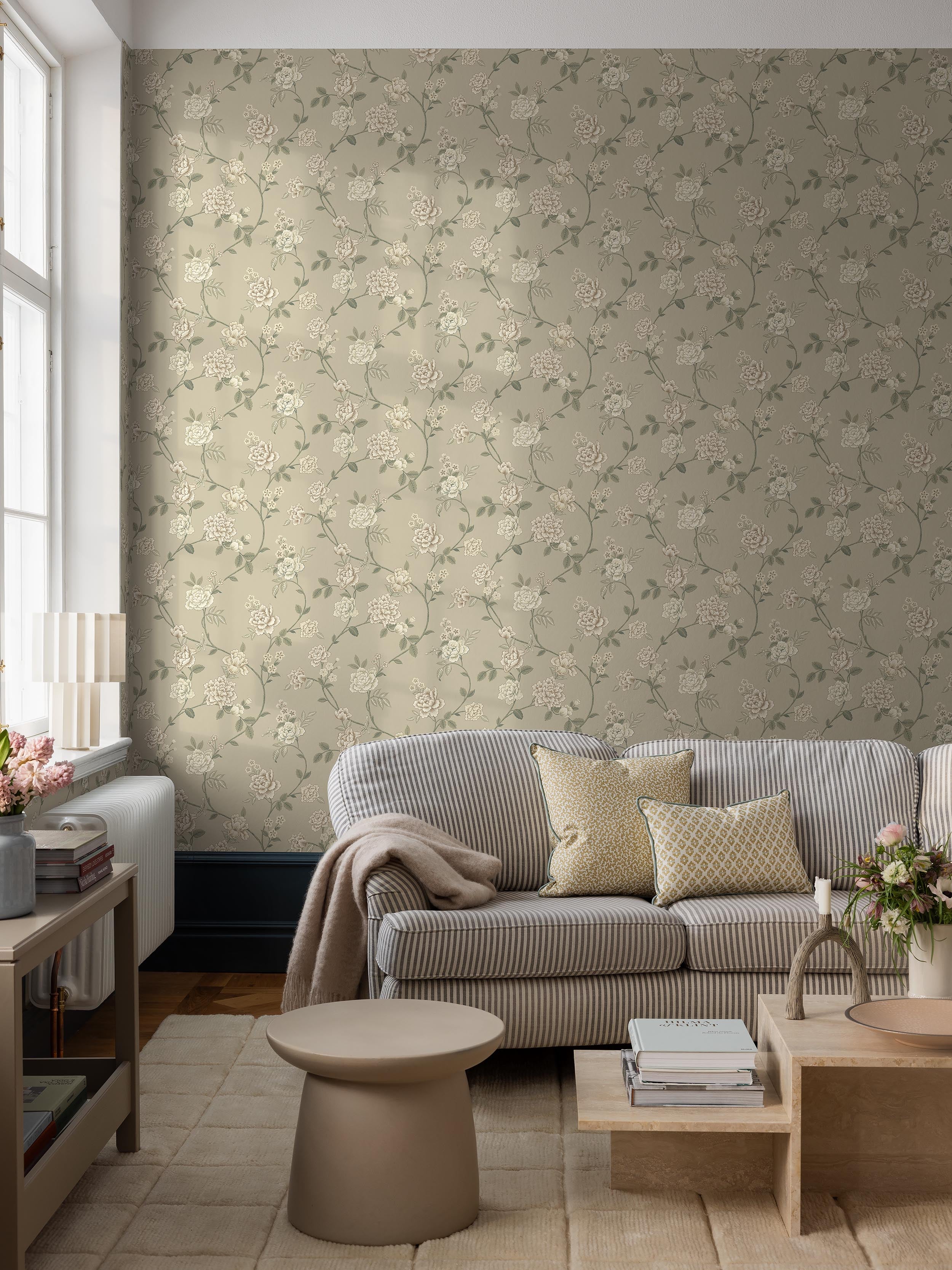 Peony Garden, beige