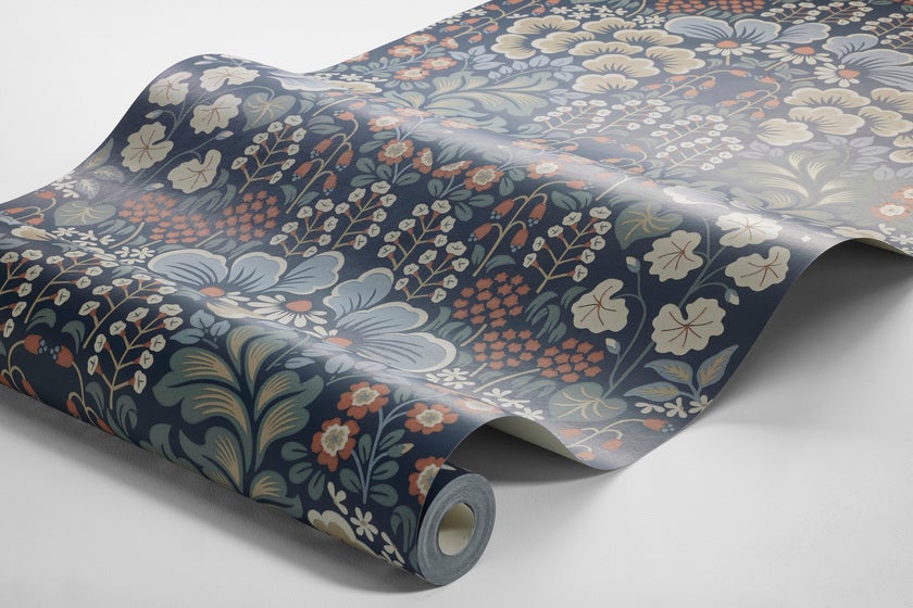 Hanna Werning Blomstervall, blå