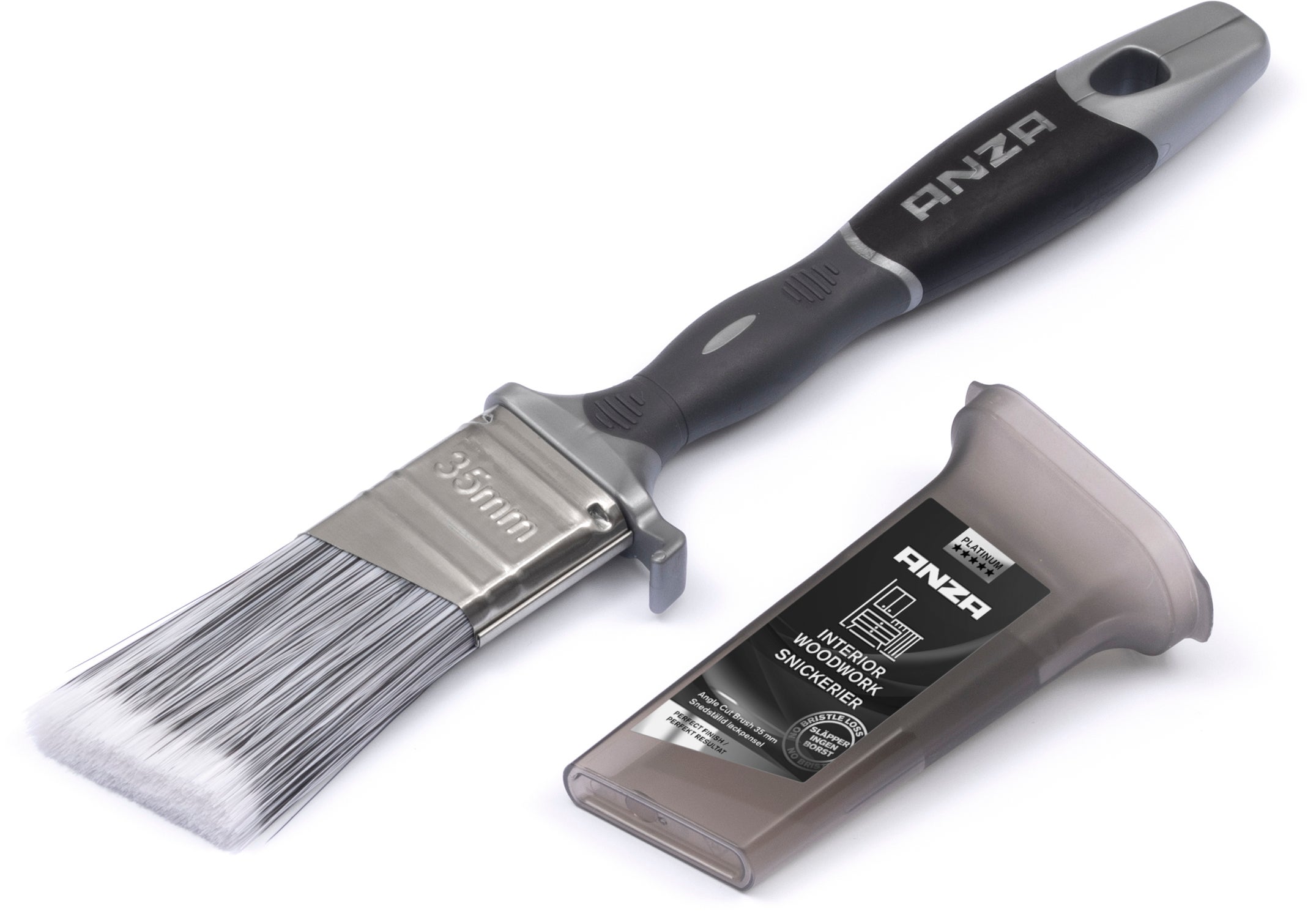 Platinum Snedställd Lackpensel med ask