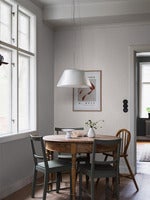 Bladverk, vit/ljusgrå