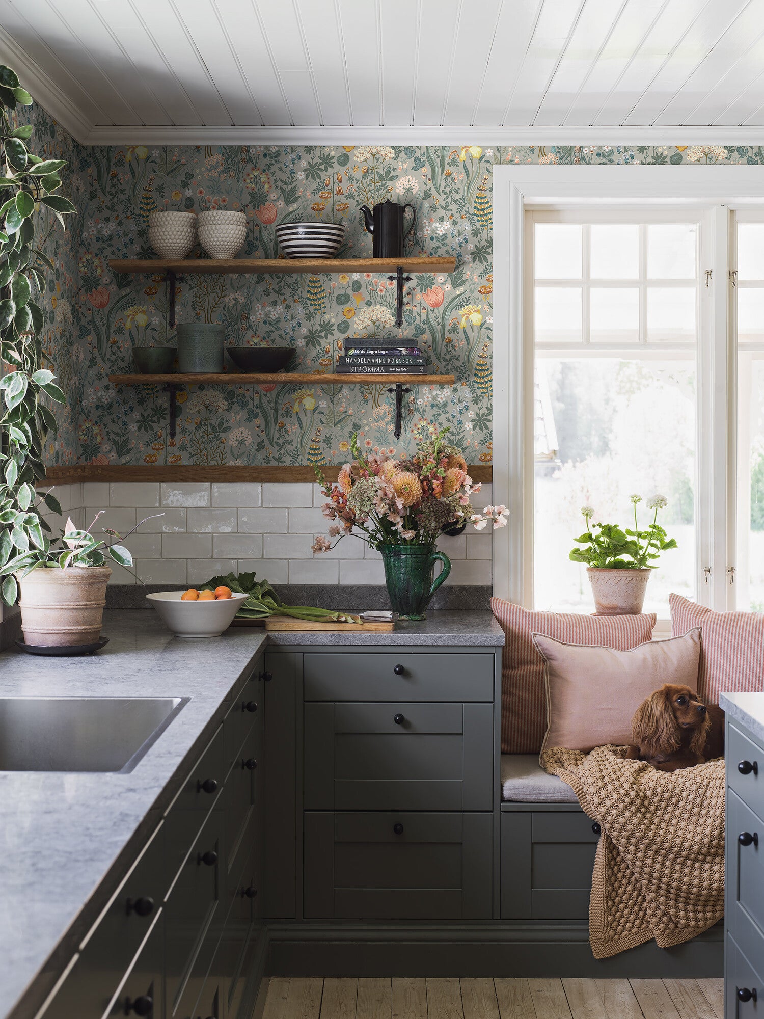 Blomsterhav 2054 tapet