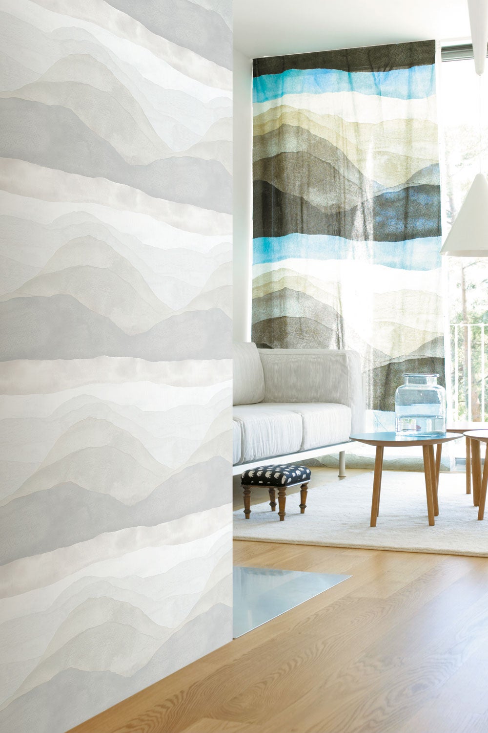 Marimekko Joiku, beige tapet