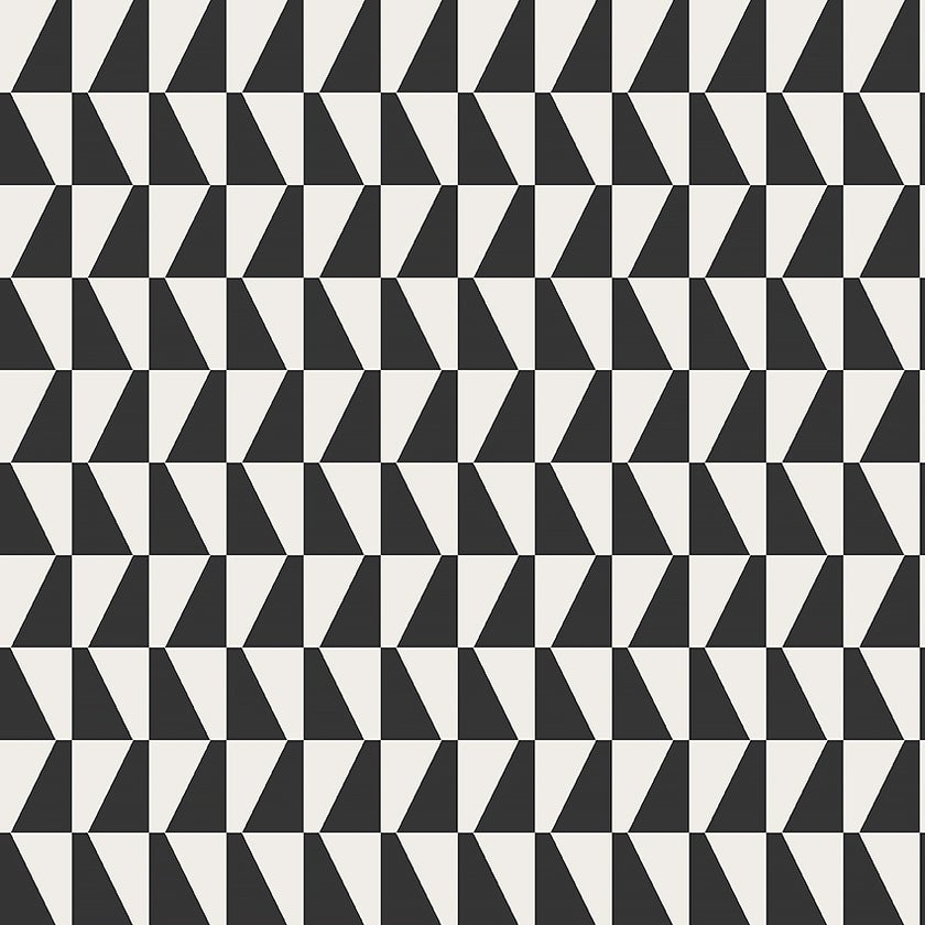 Arne Jacobsen Trapez, svartvit