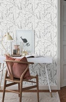 Bladranker, vit/grå