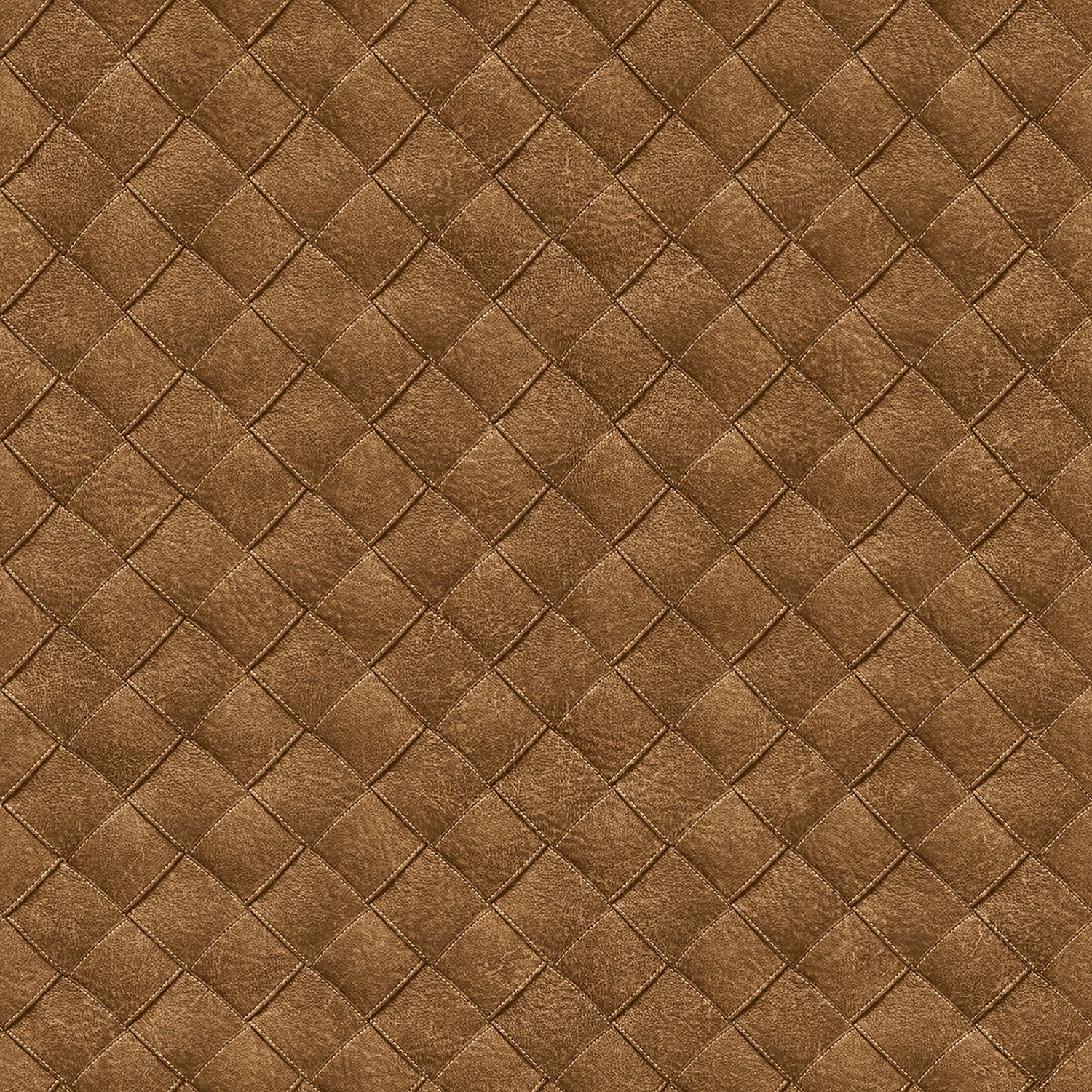 Leather Patchwork, ljusbrun tapet