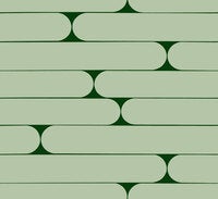 Marimekko Putki, grön tapet