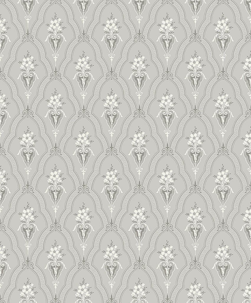 Klädesholmen, grå tapet