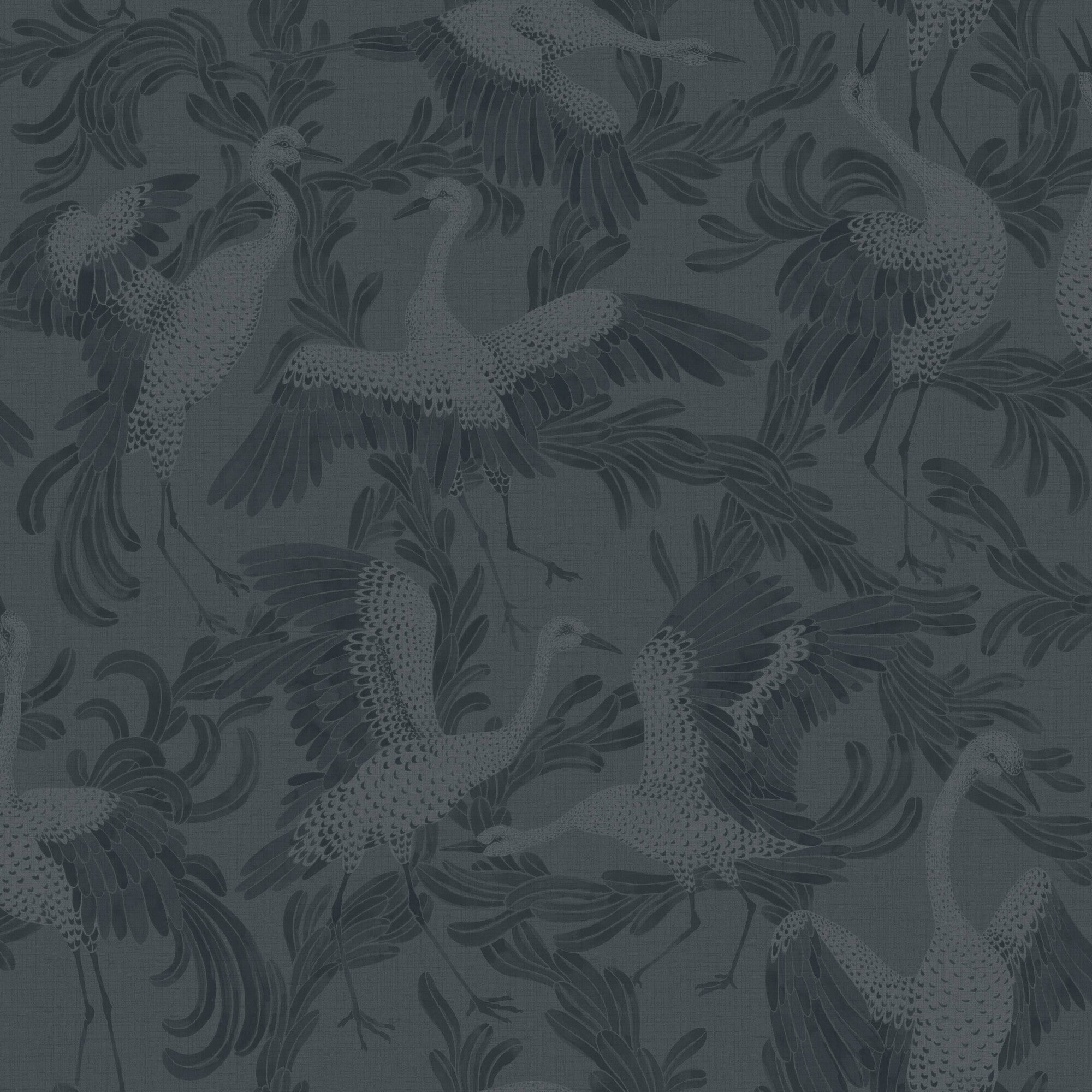 Dancing Crane, blå