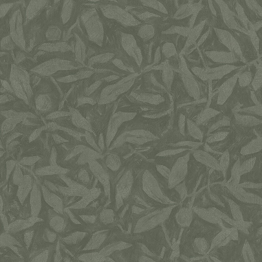 Skogsparken, grön tapet