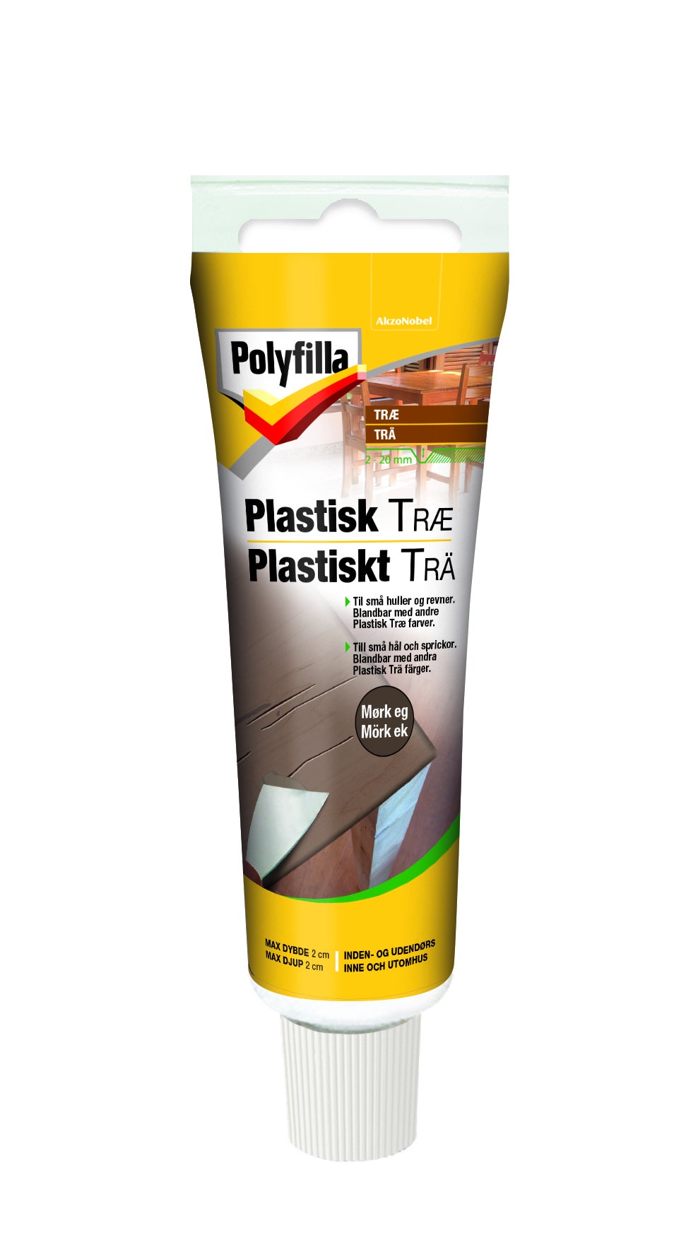 Plastiskt Trä Mörk Ek