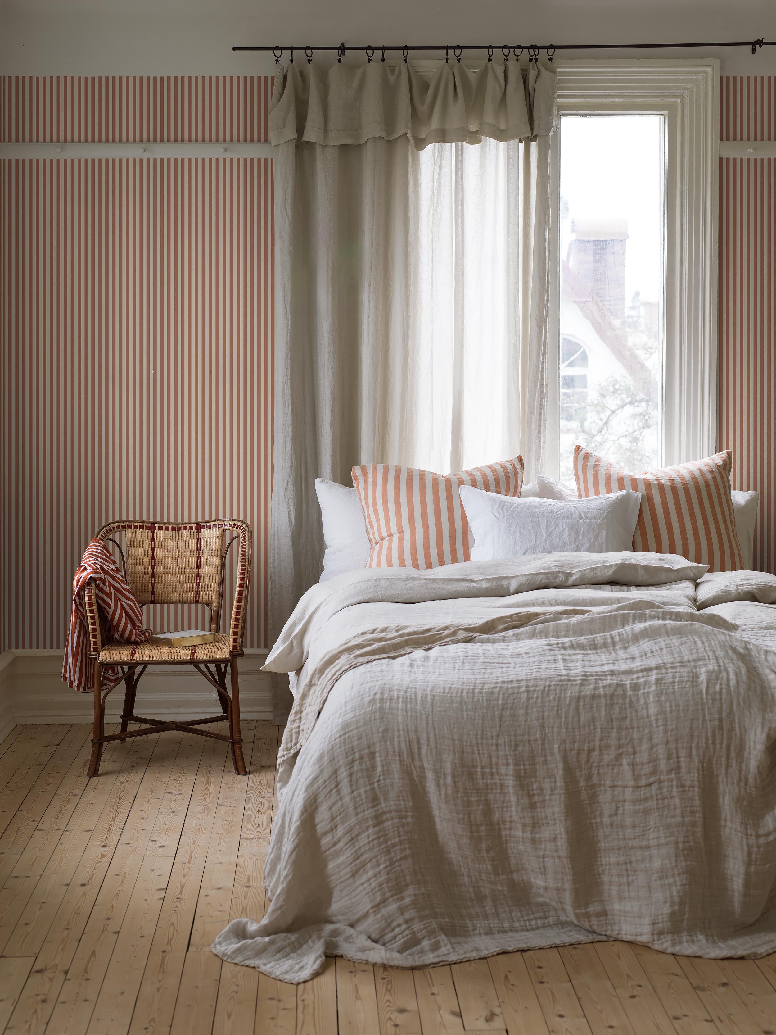 Mölle Stripe, Röd
