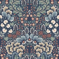 Hanna Werning Blomstervall, blå