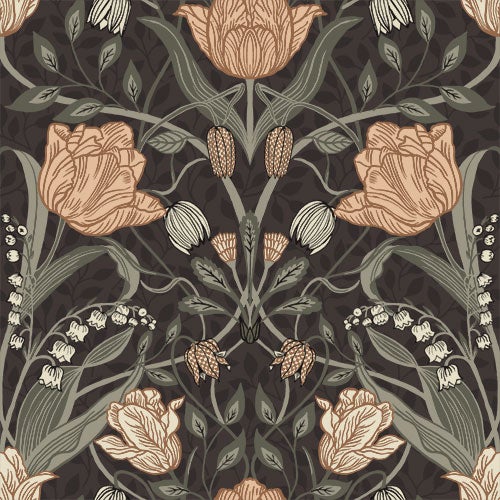 Filippa storblommig, beige