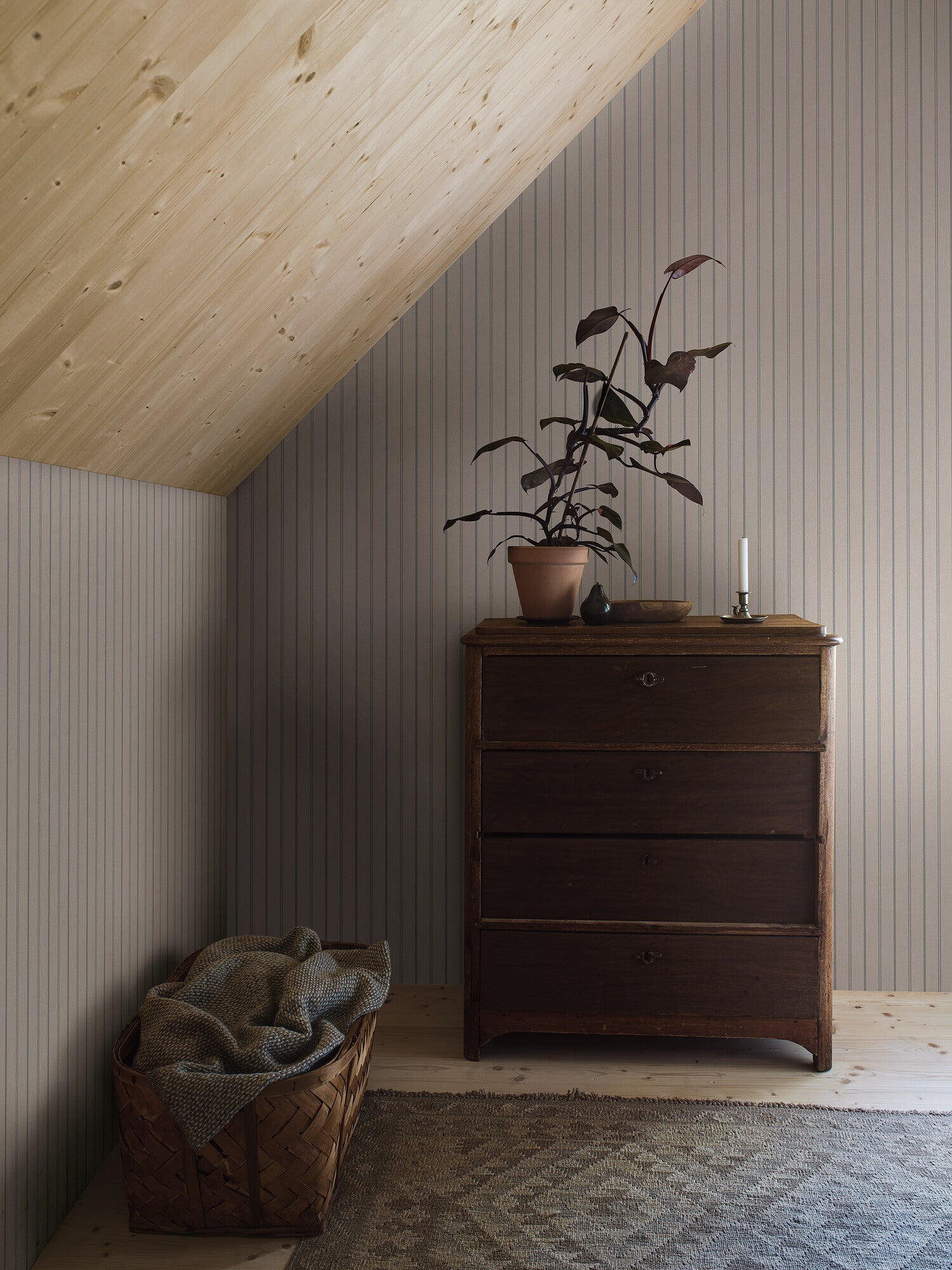 Woodland Stripe 4719 tapet