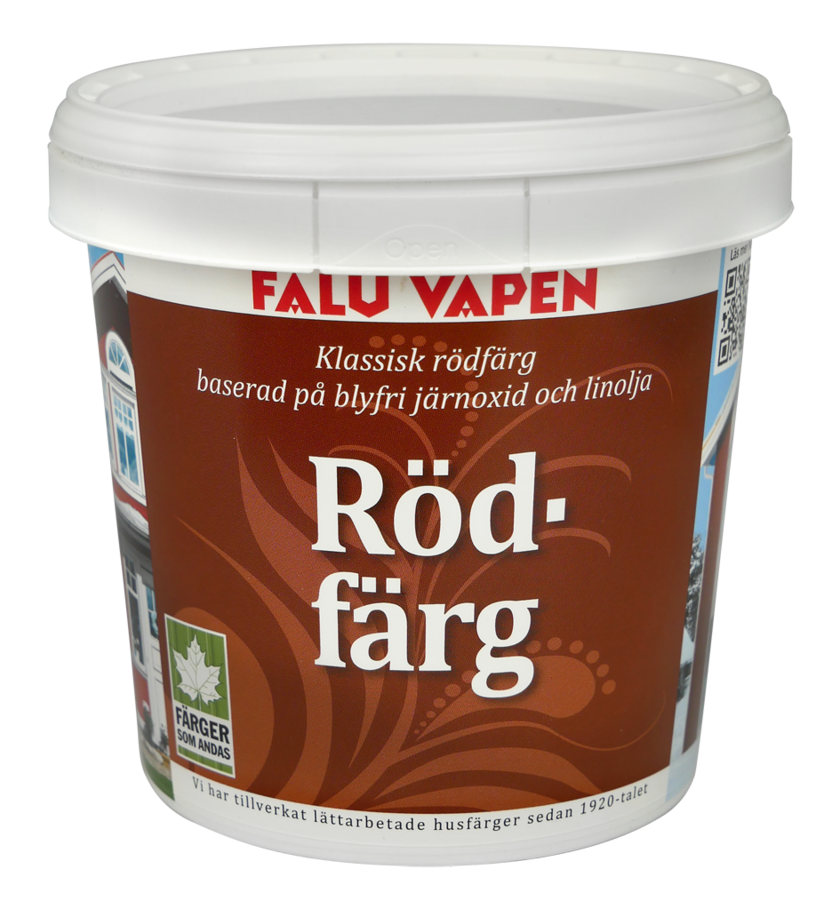 Rödfärg Penselkvalitet
