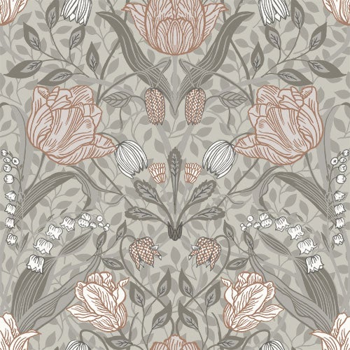Filippa storblommig, beige