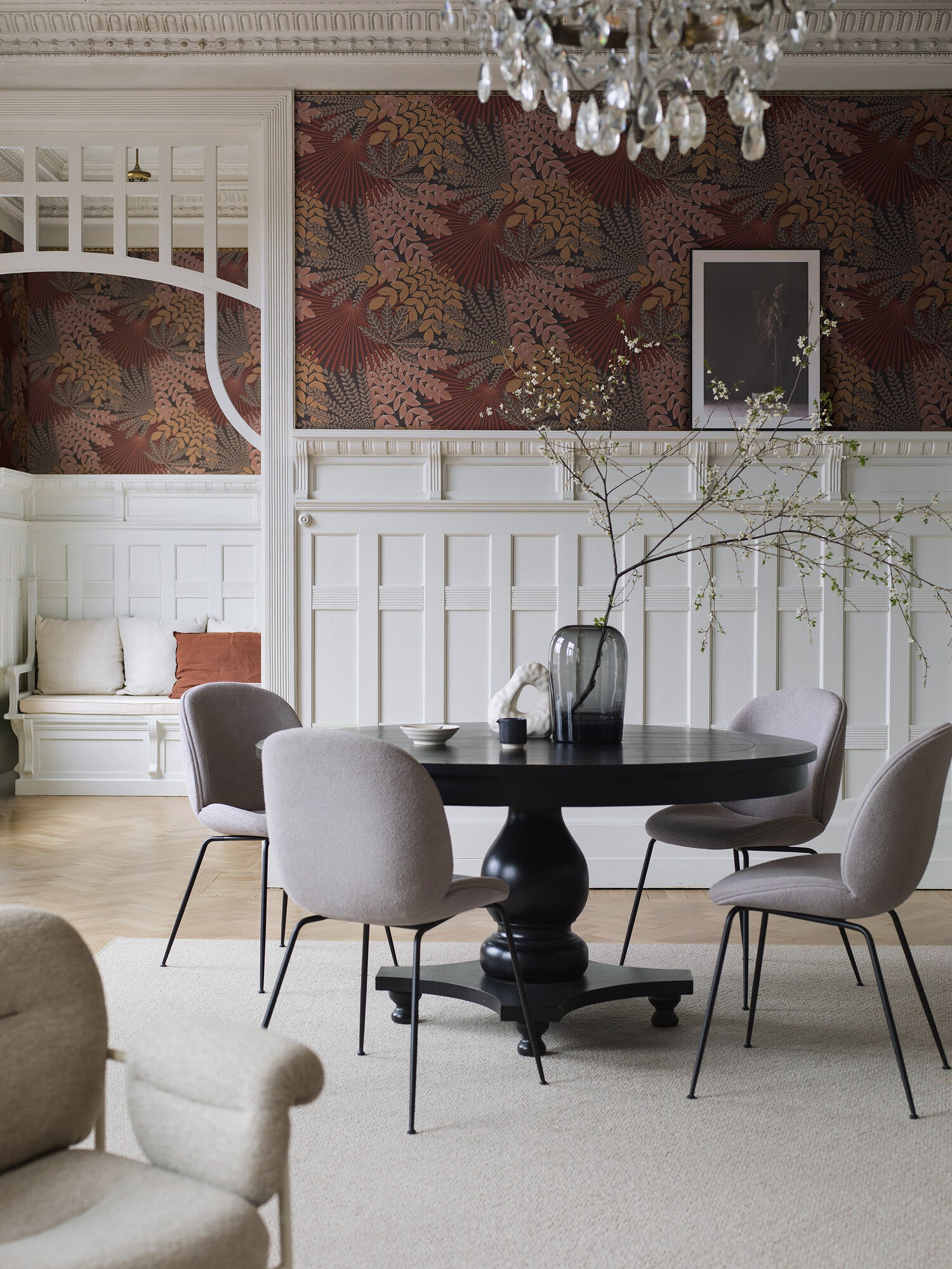 Velvet Leaves, bladverk i ockra