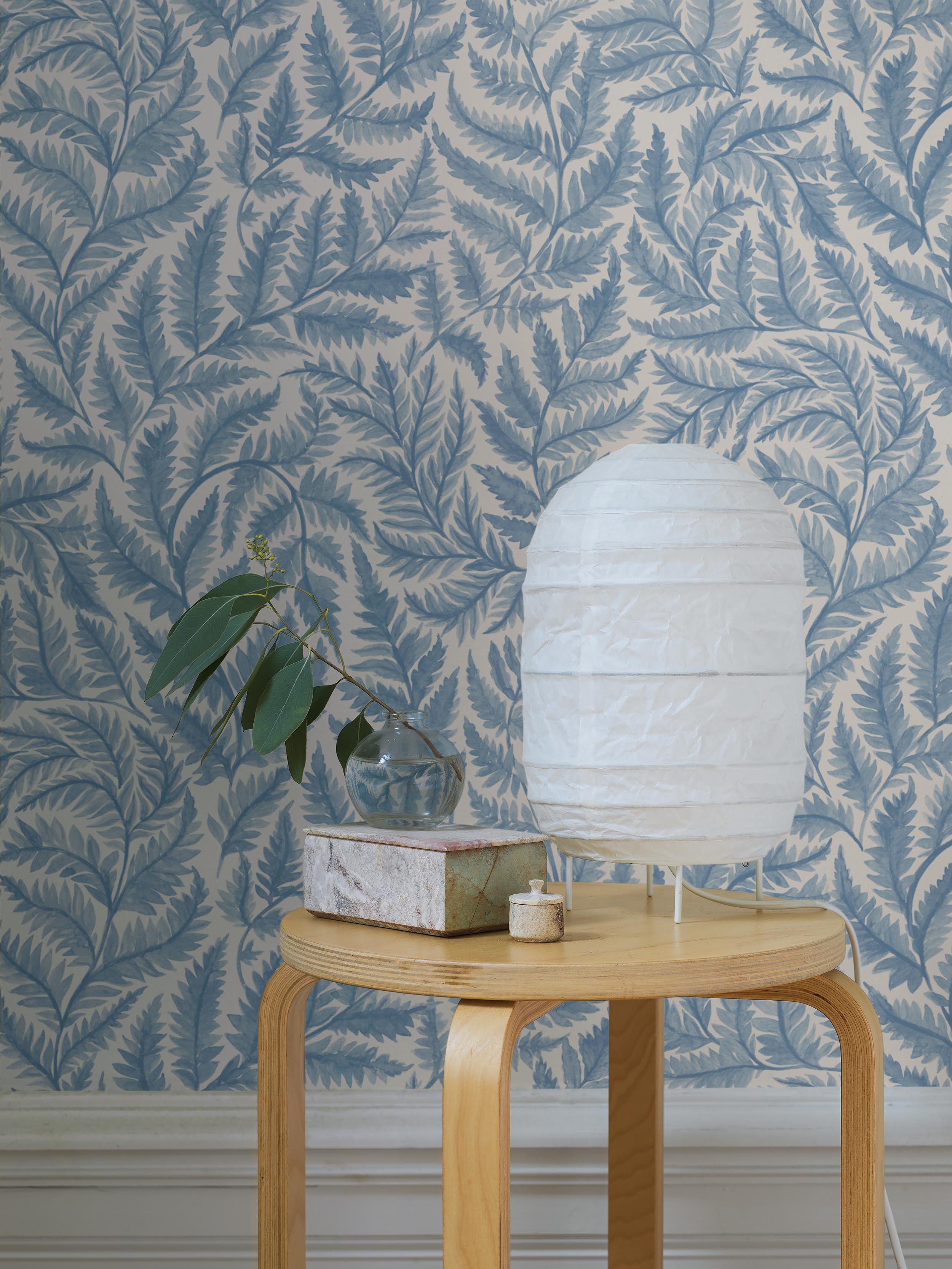 Ferns, blå
