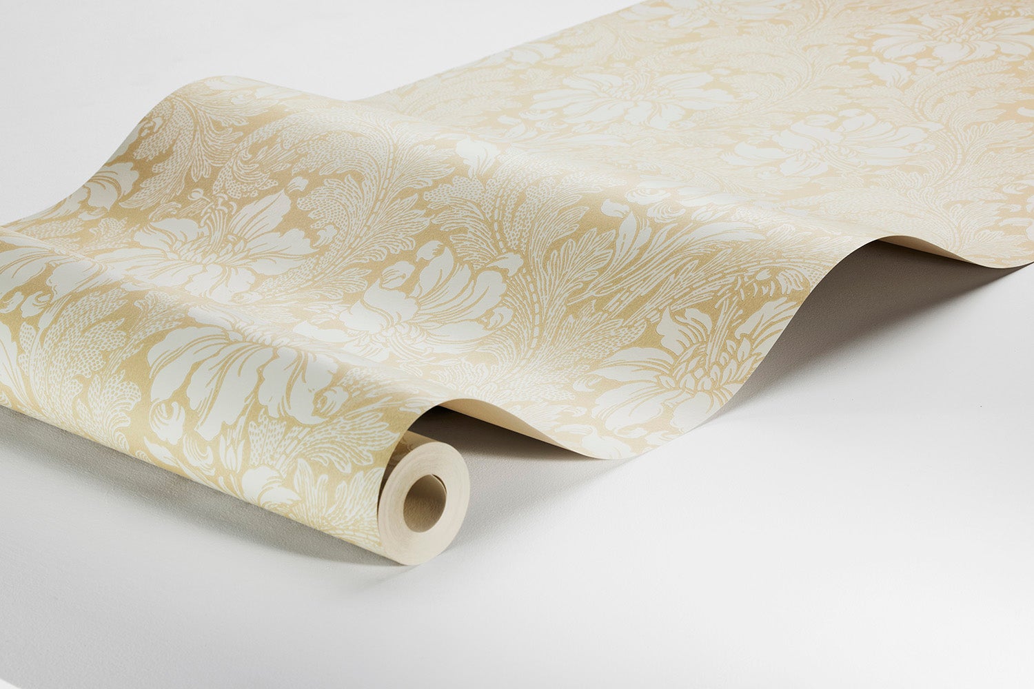 Acanthus storblommig, ljusbeige/gul