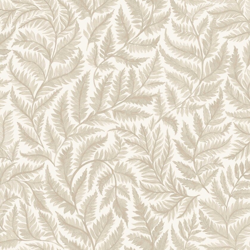 Ferns, beige