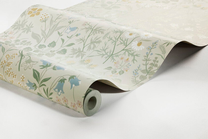 Flora, beige tapet