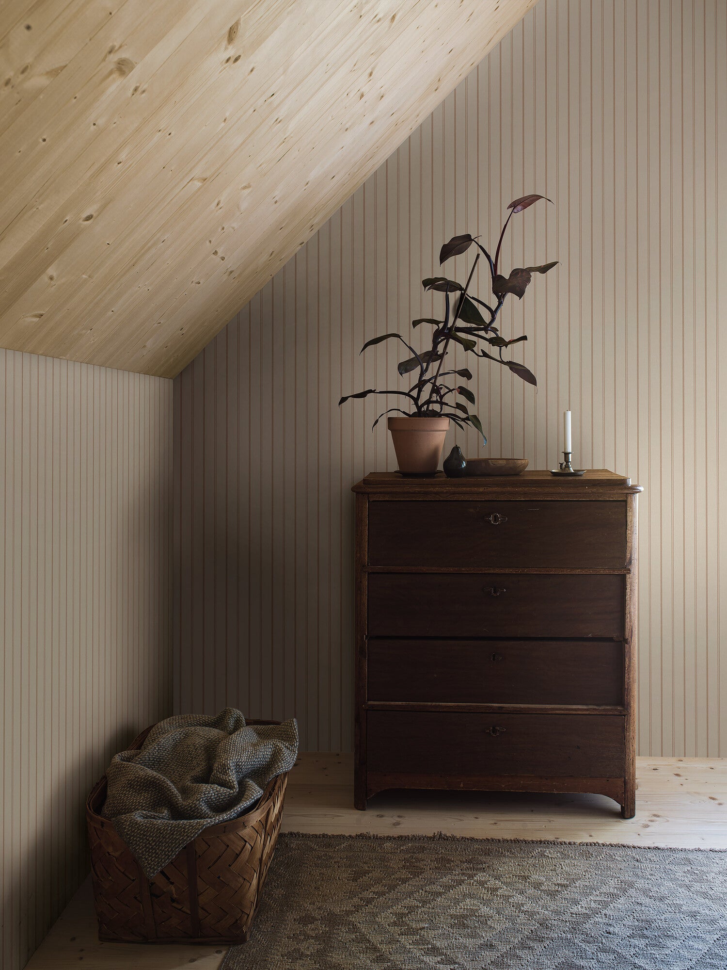 Woodland Stripe 4718 tapet