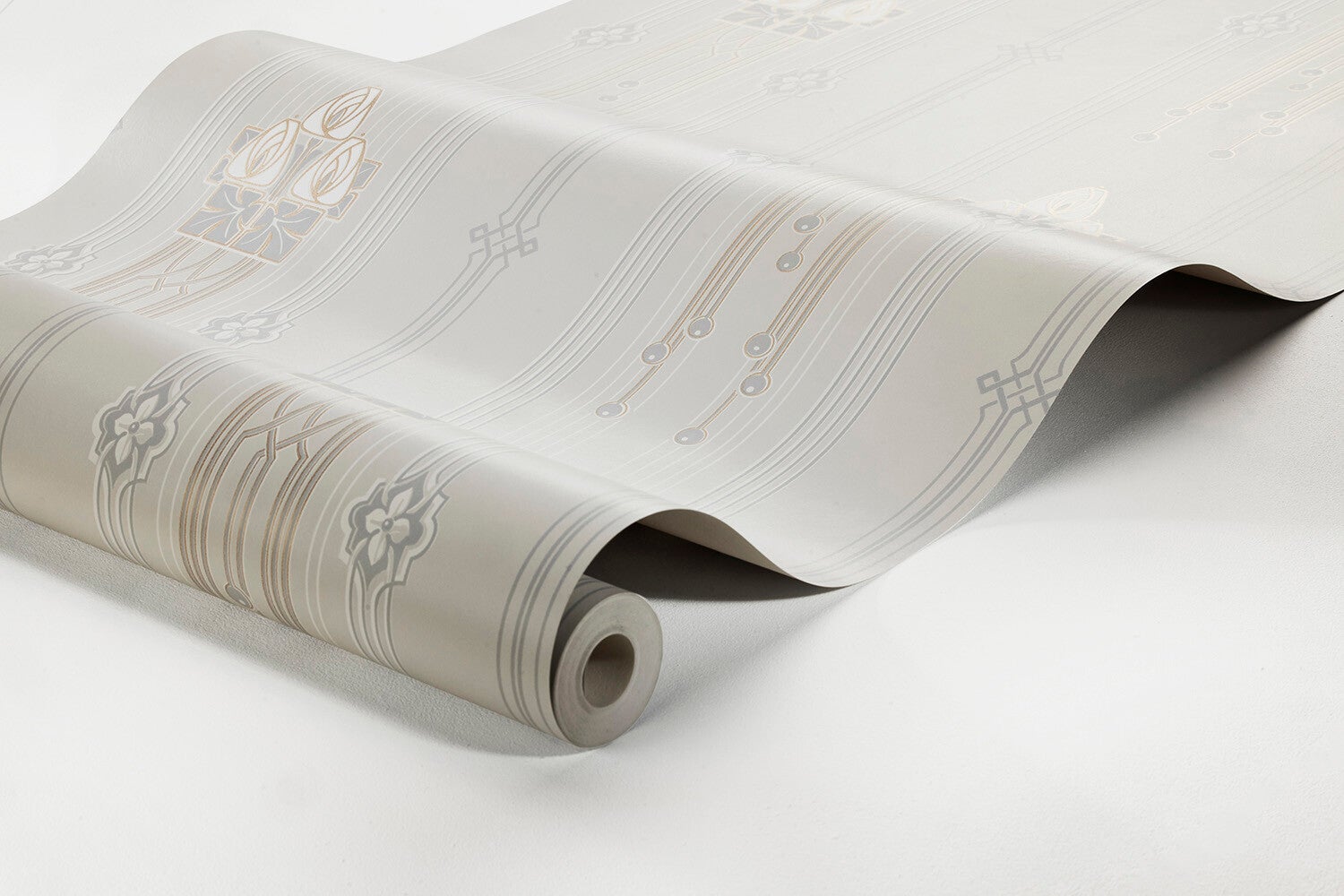 Villastan, grå tapet